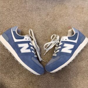 New Balance Classic Blue and White Shoes